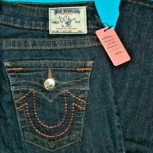29 X 34 TRUE RELIGION BOOTCUT Satin STITCH JEAN